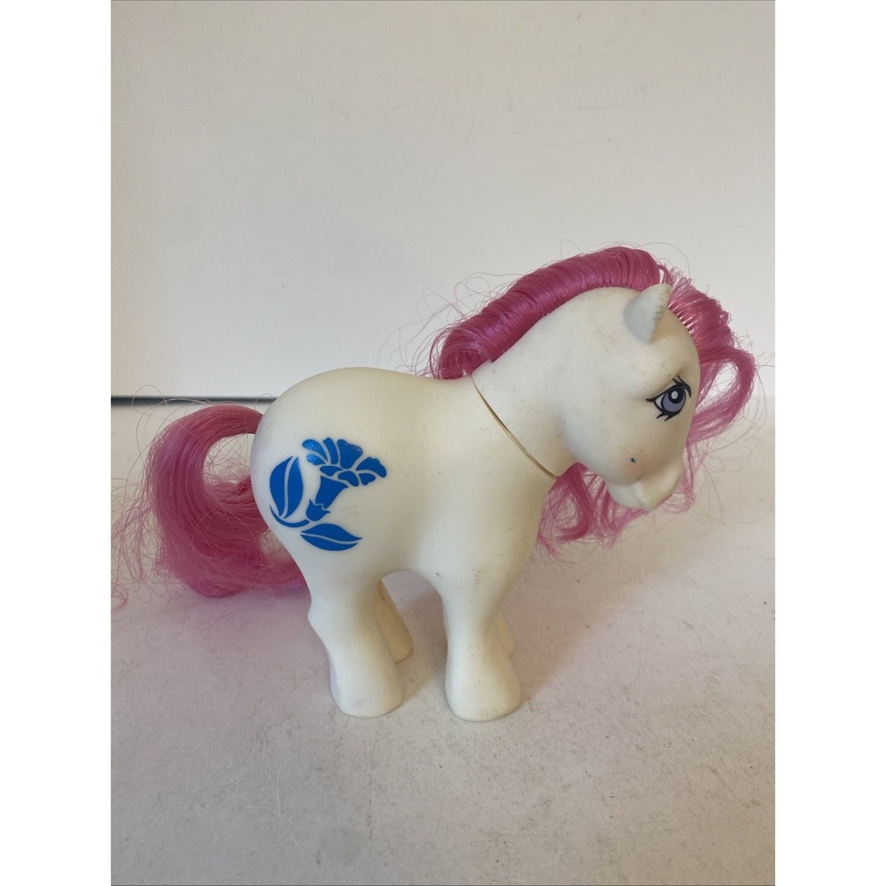 My Little Pony Blue Morning Glory Gen 1 Mail Order Birthday Flower 1982 Hasbro